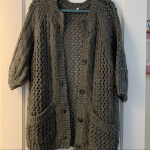 Joie Oversized Knit Cardigan